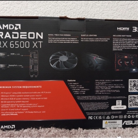 Asus Dual Radeon RX 6500 XT OC Edition - Picture 2 of 6